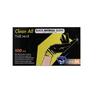 Gant en nitrile noir - Taille M - 100 pièces – Image 1